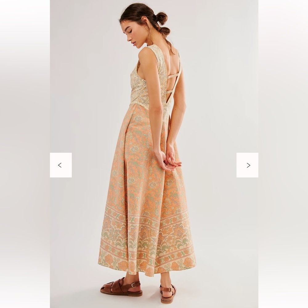 NEW Free People Malena Maxi Dress XL - Picture 2 of 12